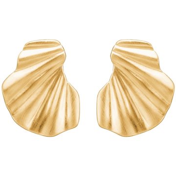 Enamel - Earring Wave - Guld